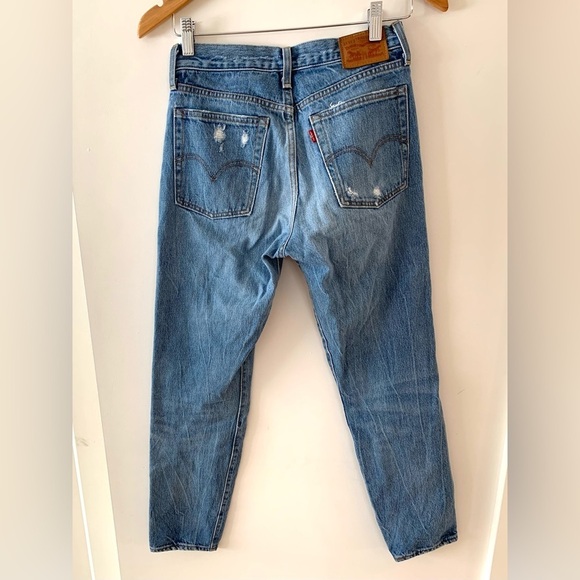 Levi's Light Blue Ankle Jeans - Picture 4 of 6